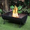 Deko Living Barrel Wood Burner Firepit - 35 Inch COB10502 - alternate 5